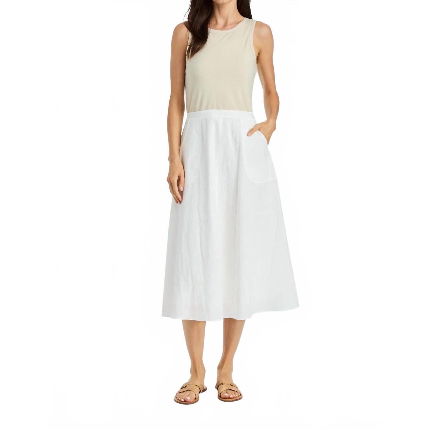 New Drew Alaia Midi Dress In Off White
